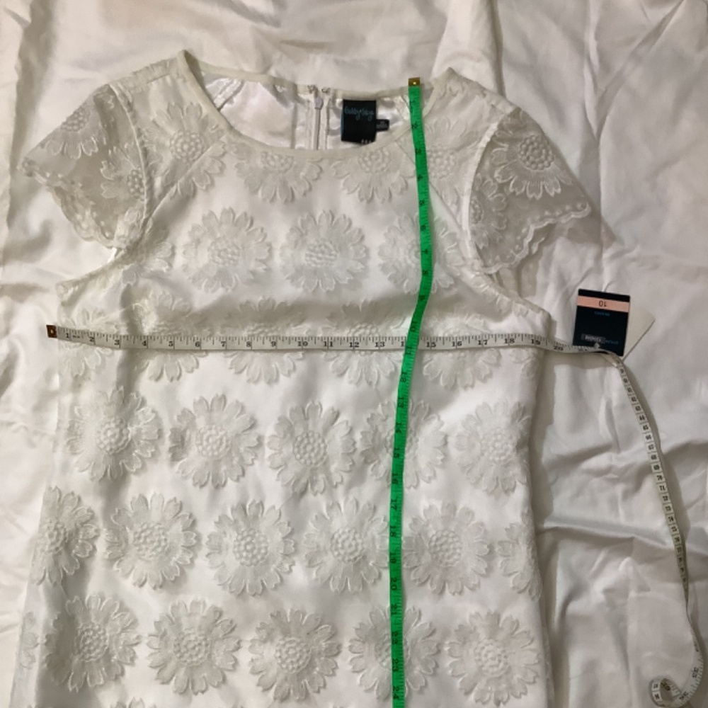 NWT‎ Gabby Skye white lace wedding formal casual dress sz. 10. Beautiful - Picture 9 of 13